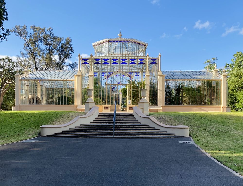 The Palm House at the Adelaide Botanic Garden