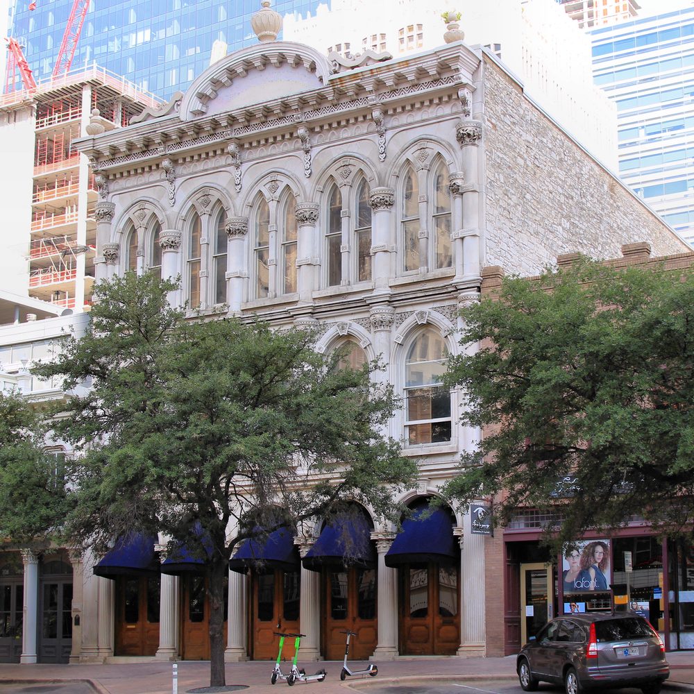 A historic warehouse building in Austin