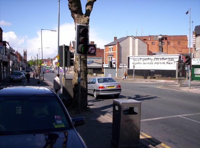 Stratford Road in Sparkbrook, home to Birmingham's Balti Triangle