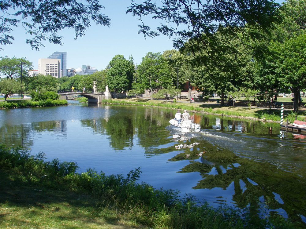The Charles River Esplanade in Boston