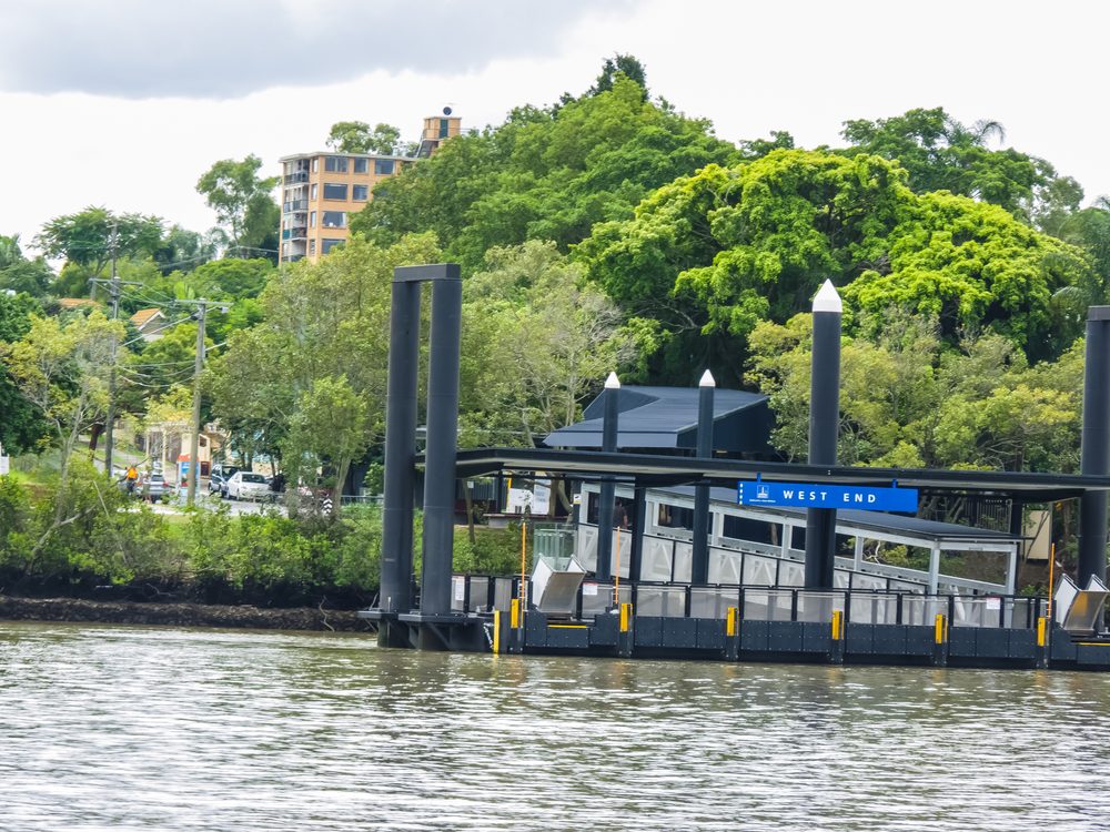 The West End Ferry Terminal in Brisbane