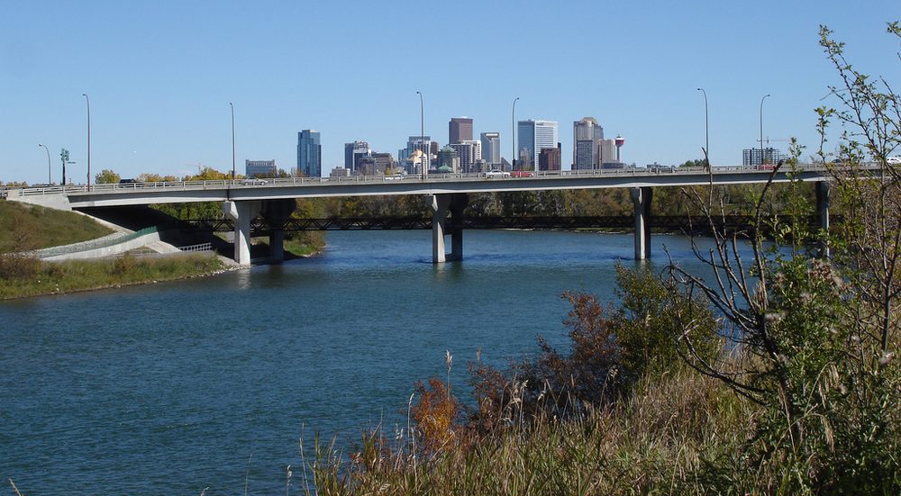 Bow River near Prince's Island Park in Calgary