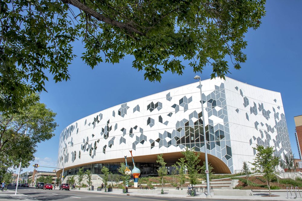 The Calgary Central Library in East Village