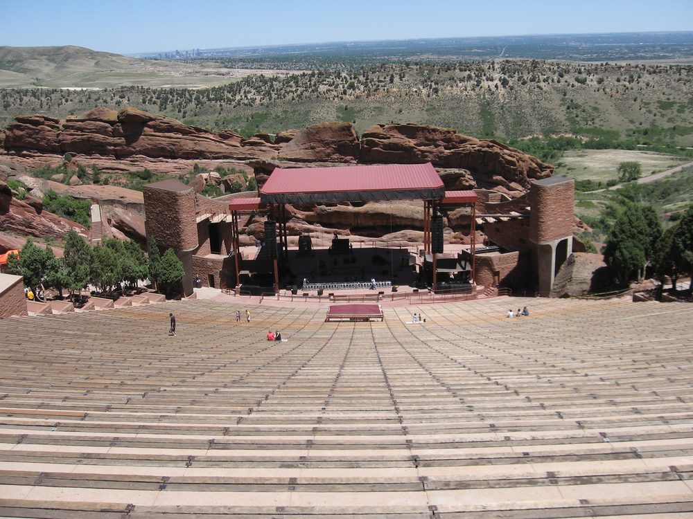Red Rocks Amphitheatre near Denver