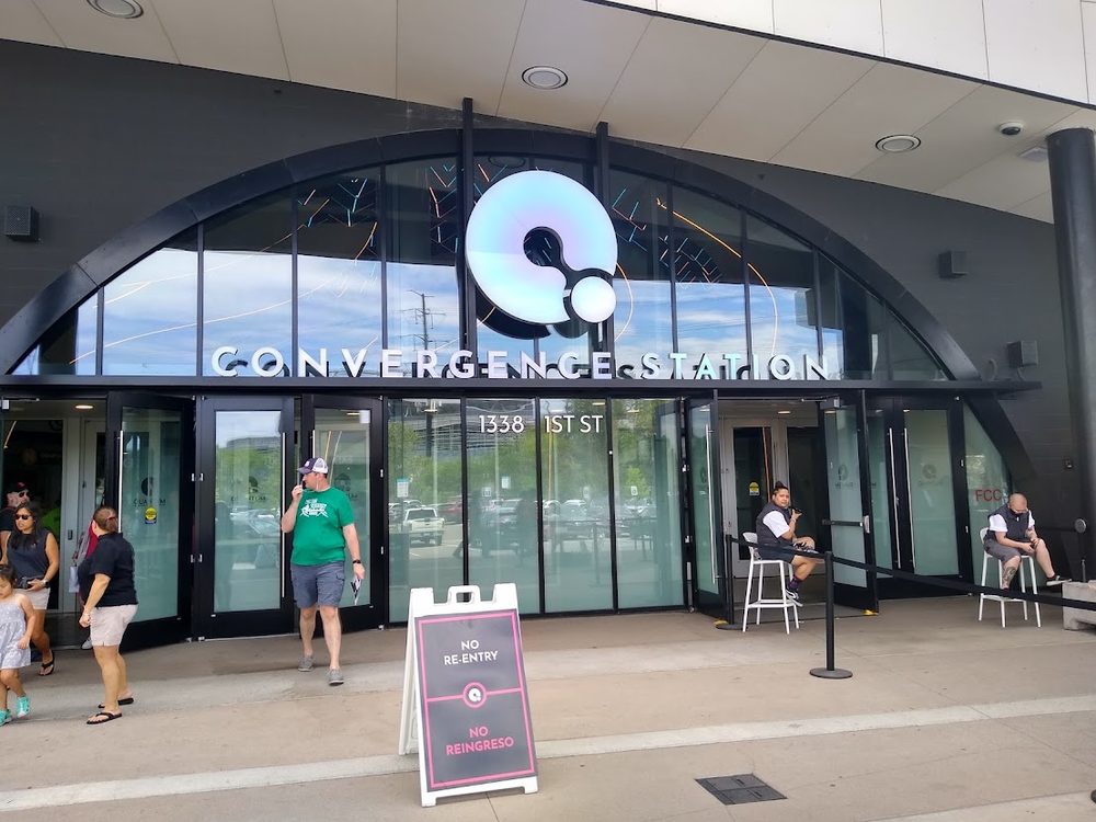 The entrance to Meow Wolf Convergence Station in Denver