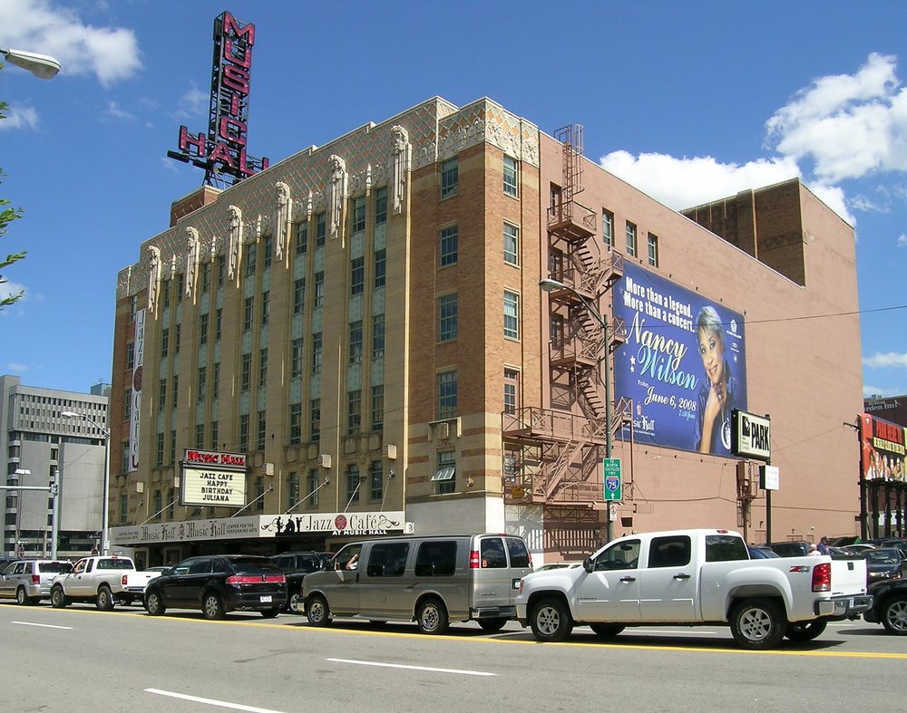Music Hall in Detroit, near the historic Paradise Valley district