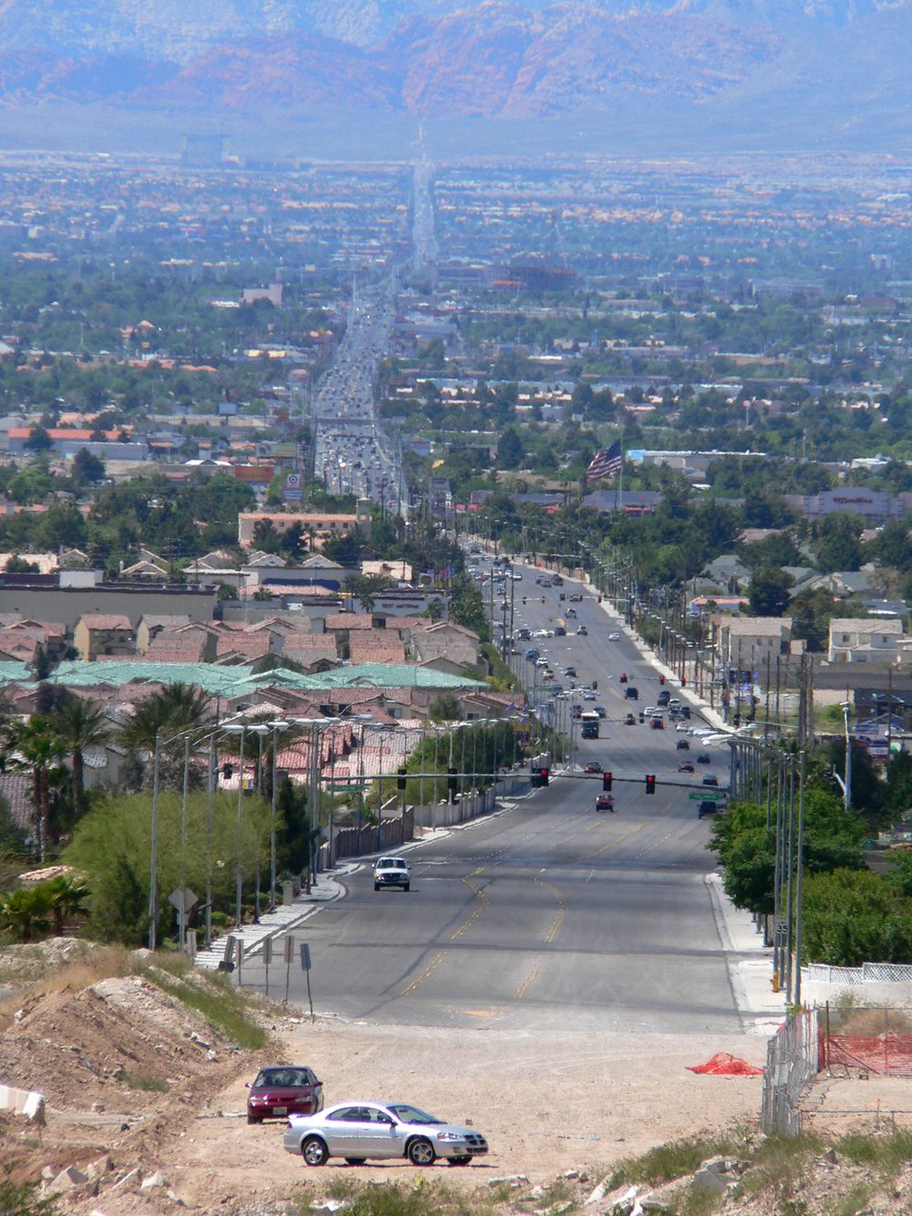 Charleston Boulevard in the Las Vegas Arts District