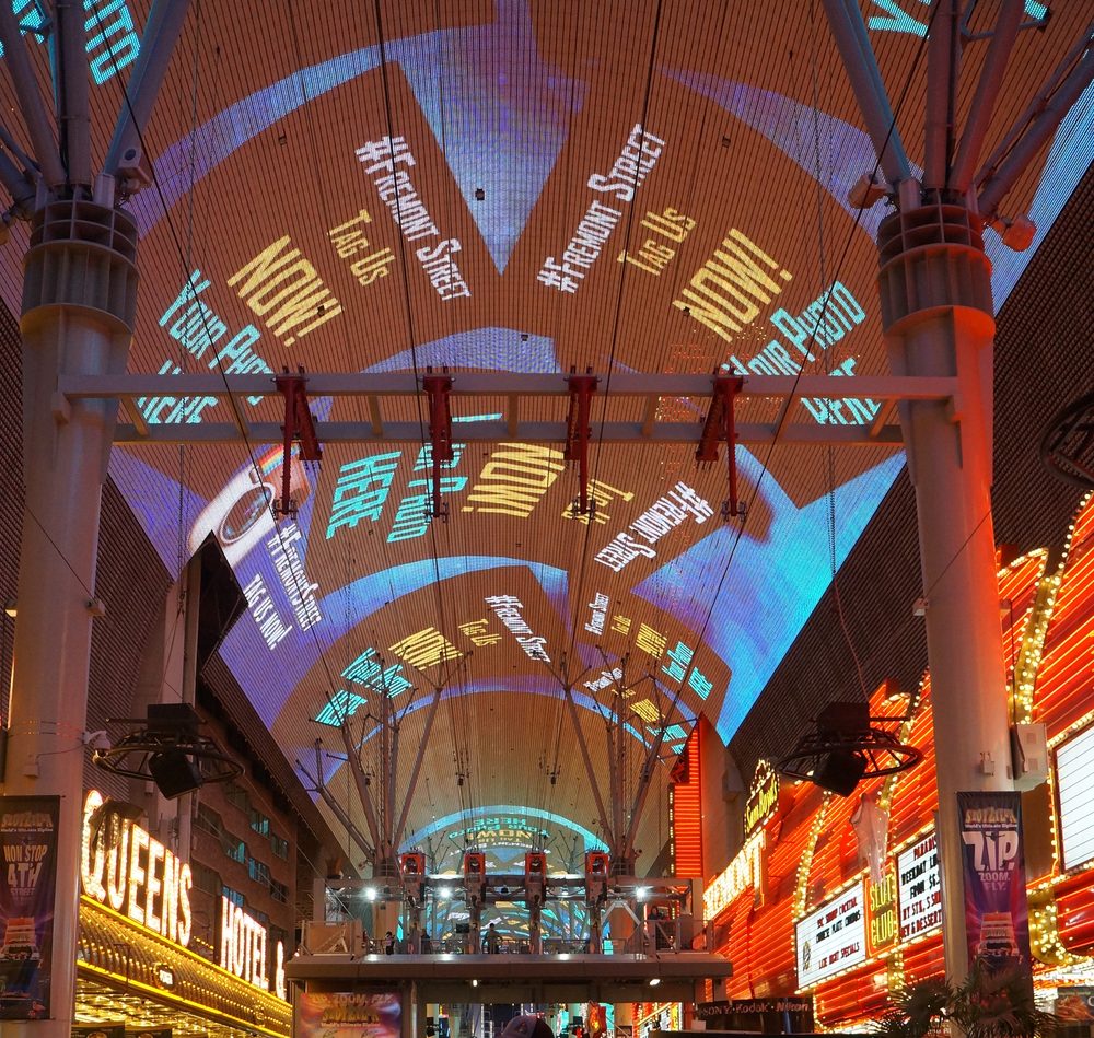 The Fremont Street Experience in Downtown Las Vegas