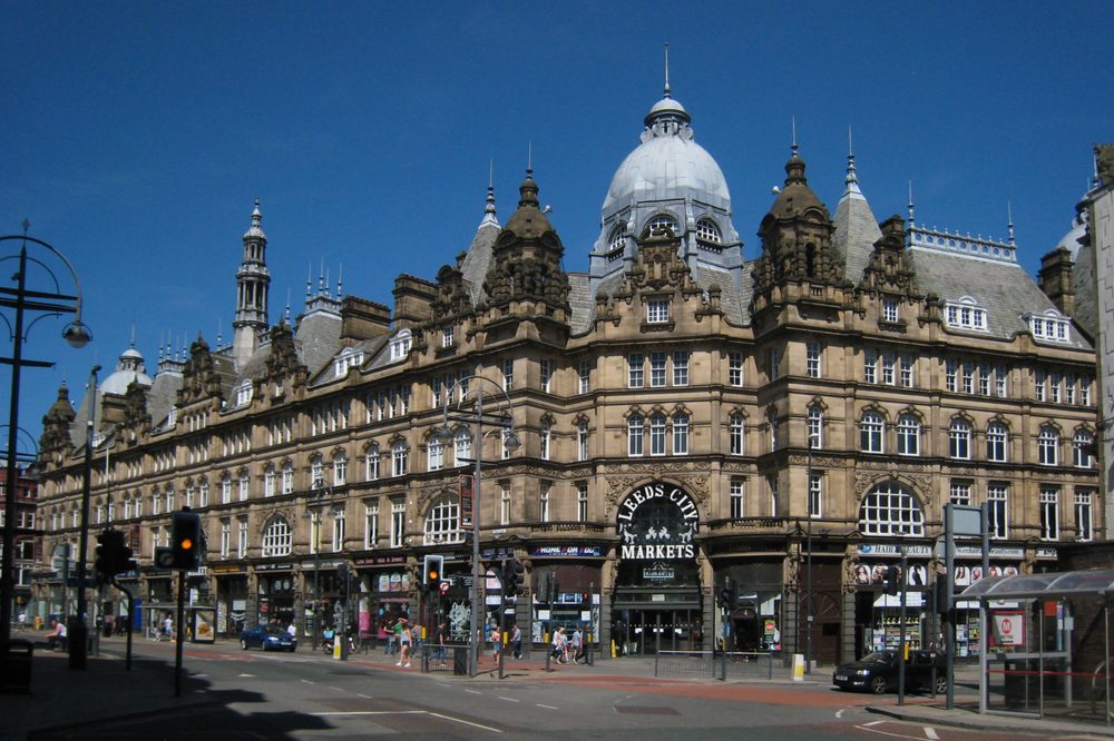 Inside Kirkgate Market in Leeds