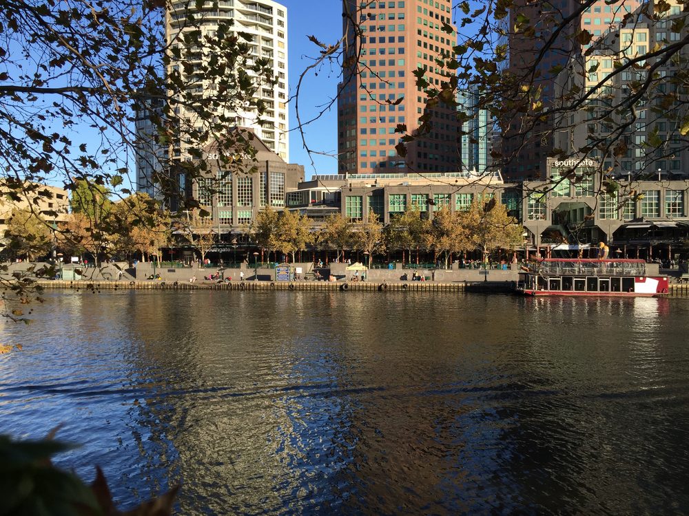 The Yarra River and Southbank in Melbourne