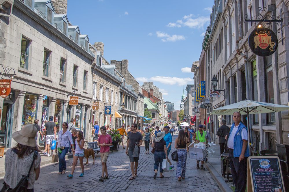 Rue Saint-Paul in Old Montreal