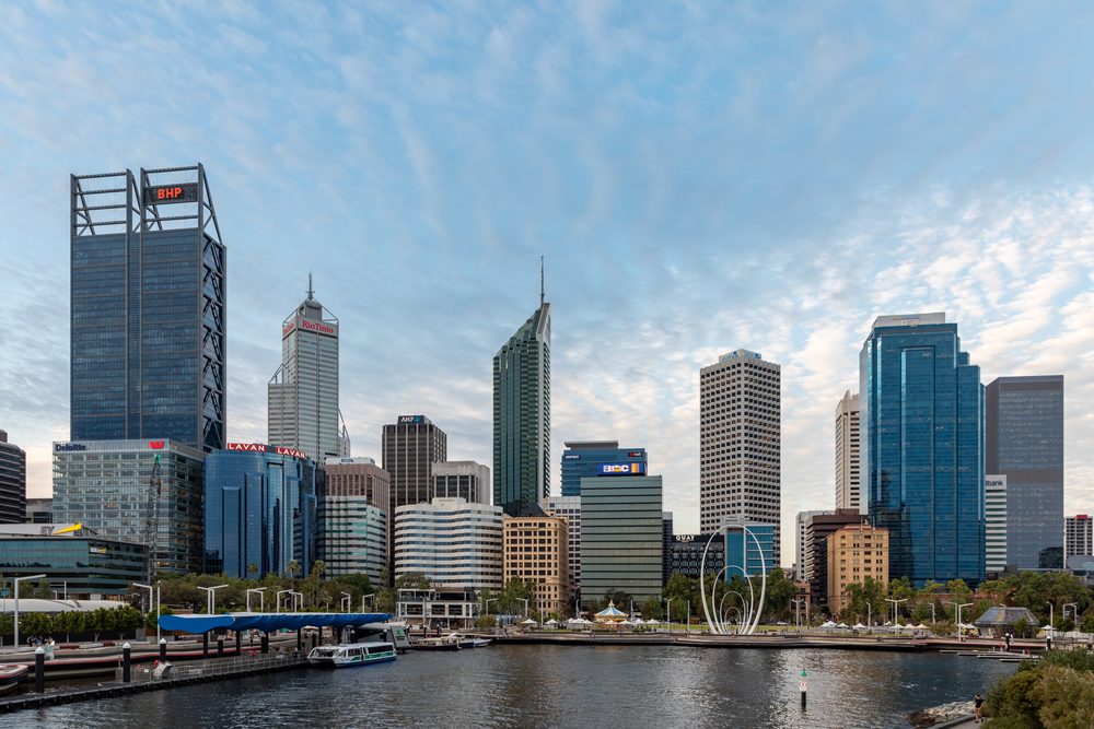 Elizabeth Quay on the Perth waterfront