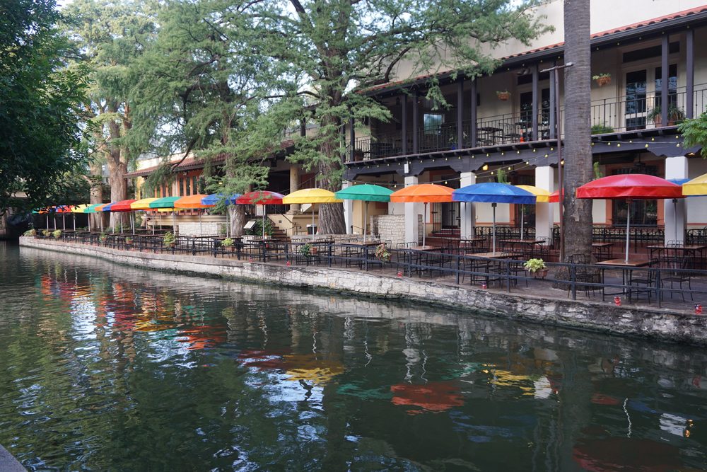 The San Antonio River Walk near Casa Rio