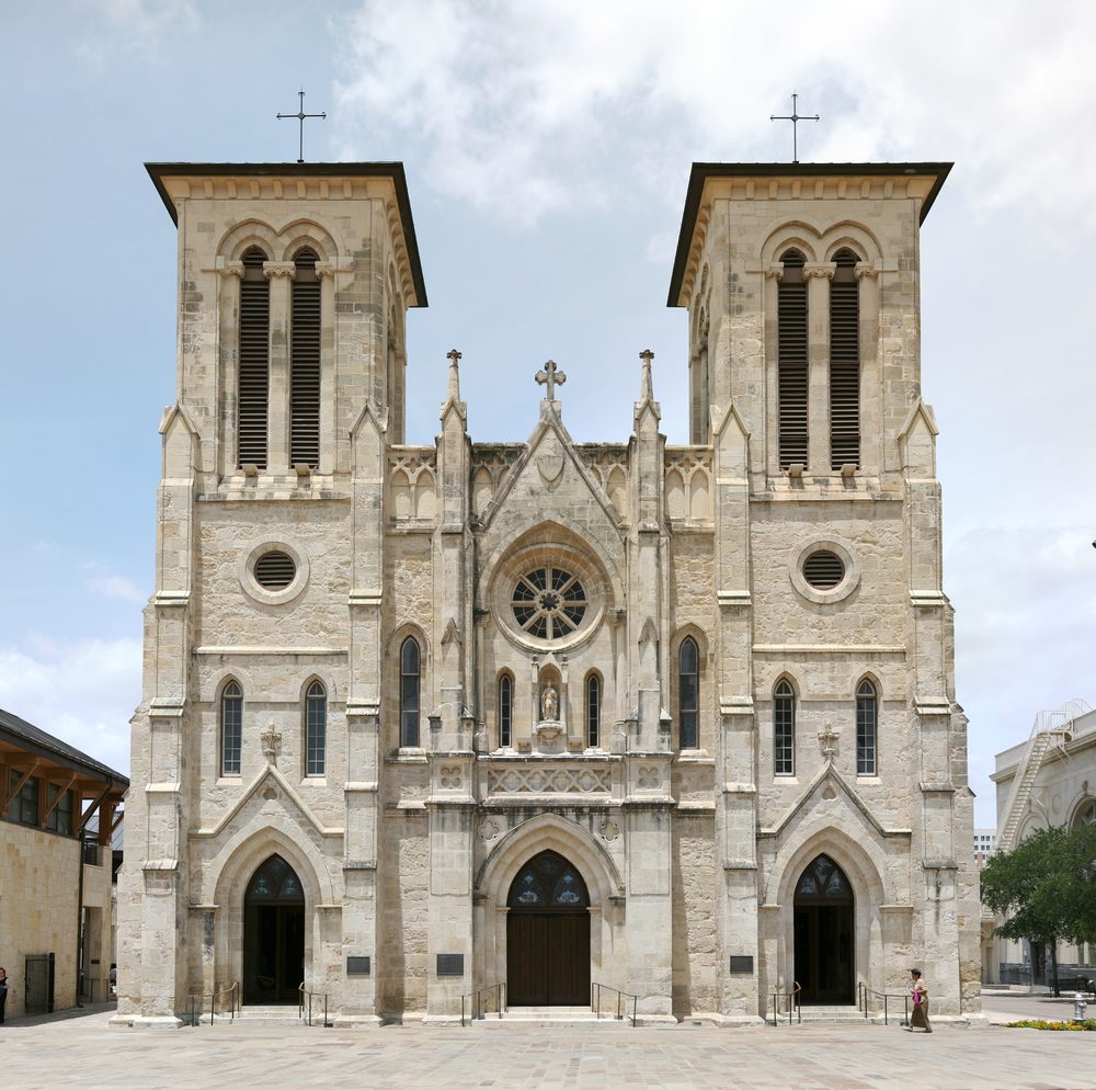 San Fernando Cathedral on Main Plaza in San Antonio