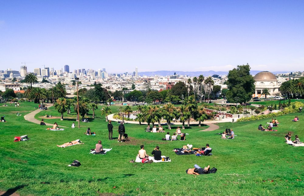 Mission Dolores Park in San Francisco