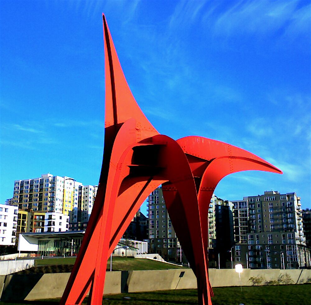 Alexander Calder's Eagle sculpture at the Olympic Sculpture Park