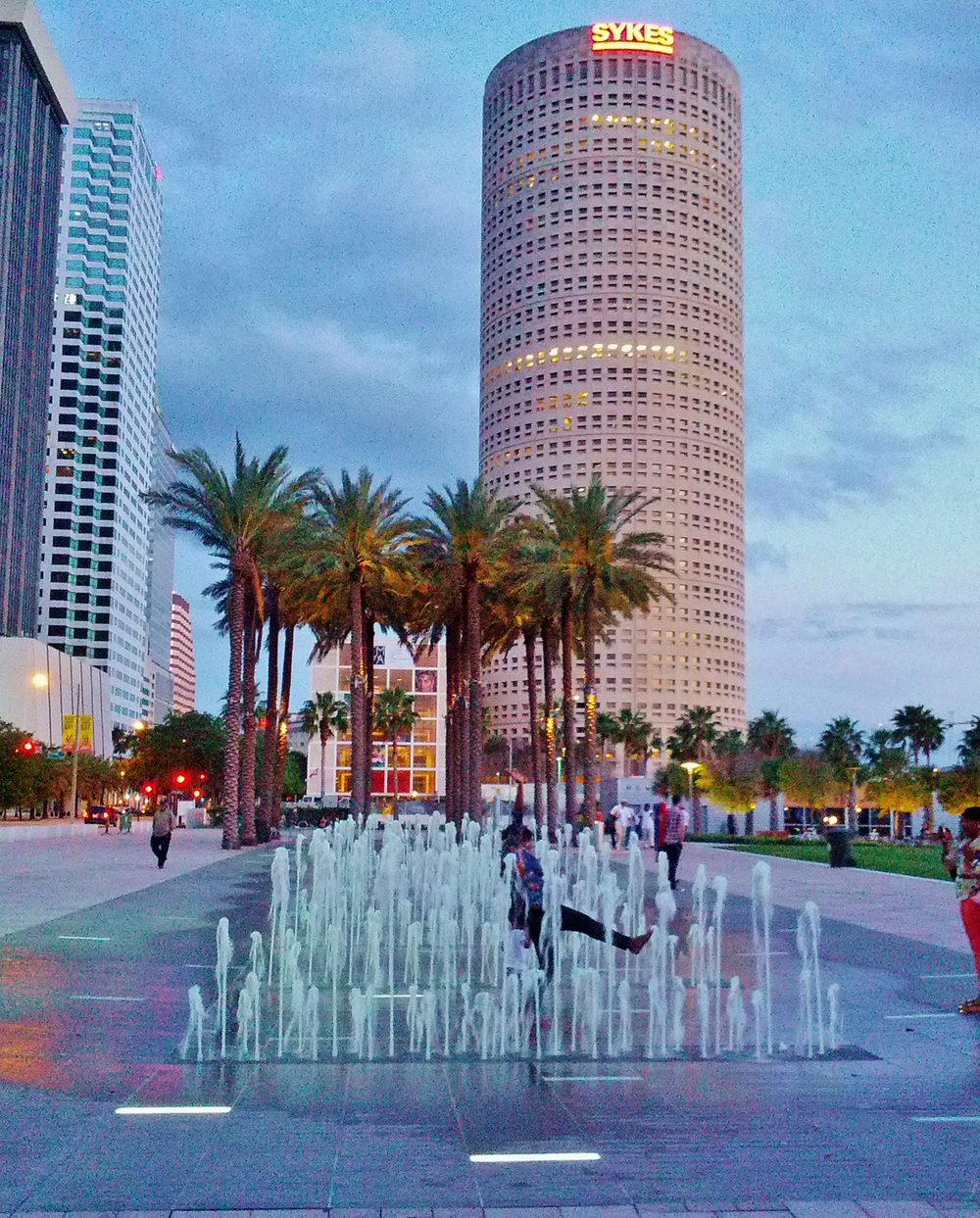 Curtis Hixon Waterfront Park along the Tampa Riverwalk