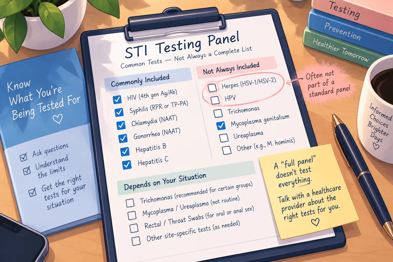 Does a Full STI Panel Test for Everything? What Standard Testing May Miss