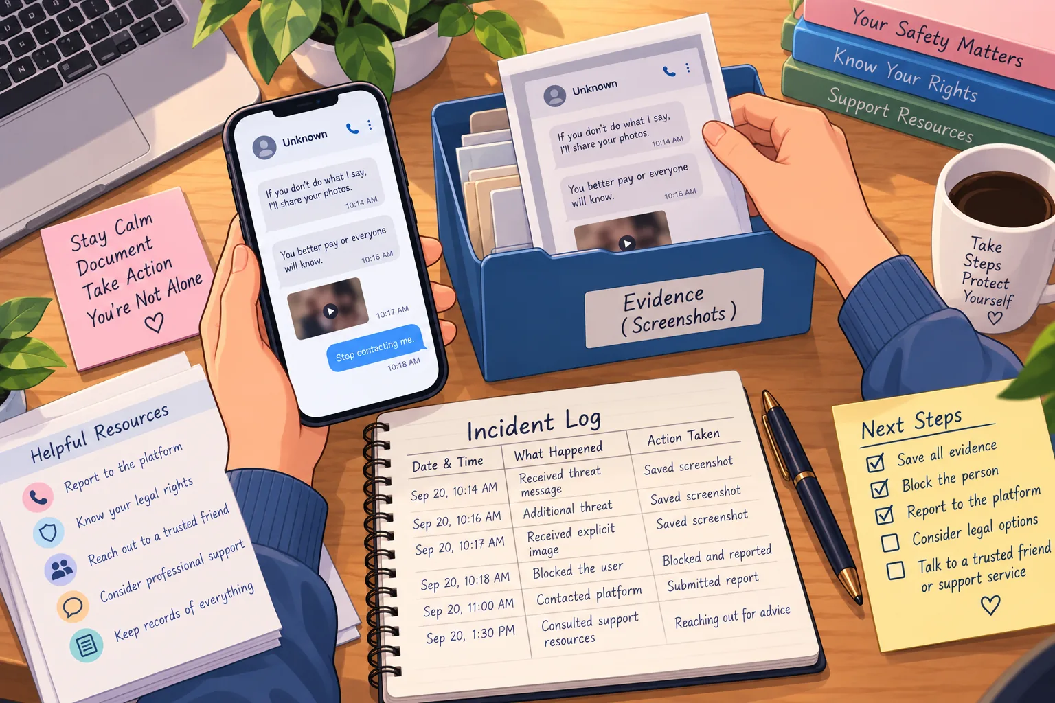Handling STI Disclosure Threats, Stalking, and Sextortion in Dating