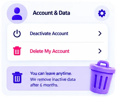 HWerks account settings menu