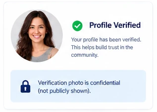 PositiveSingles profile verified badge
