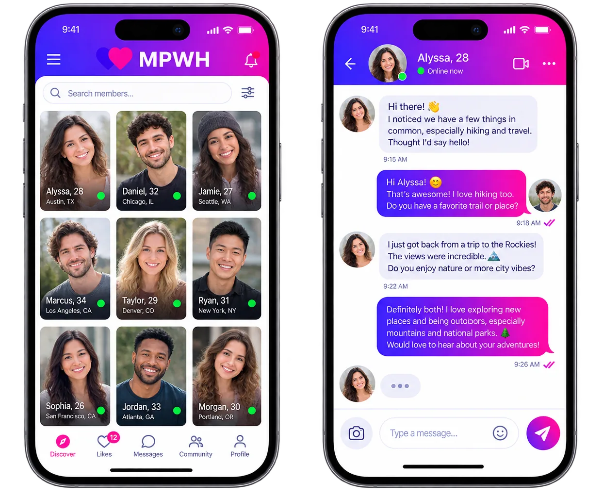 MPWH mobile app